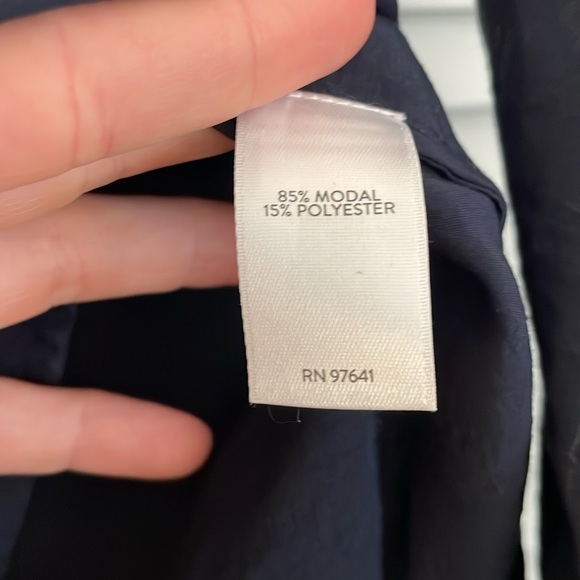 J. Jill collared shirt navy XS - Picture 4 of 6